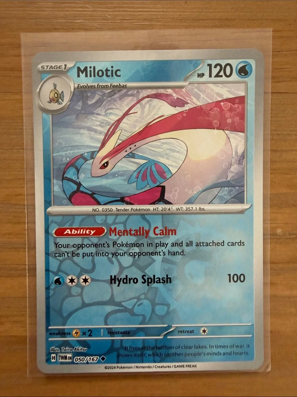 Feebas & Milotic Evolution Lot | 4 Pokémon Cards | Reverse Holo ✨5/$25✨